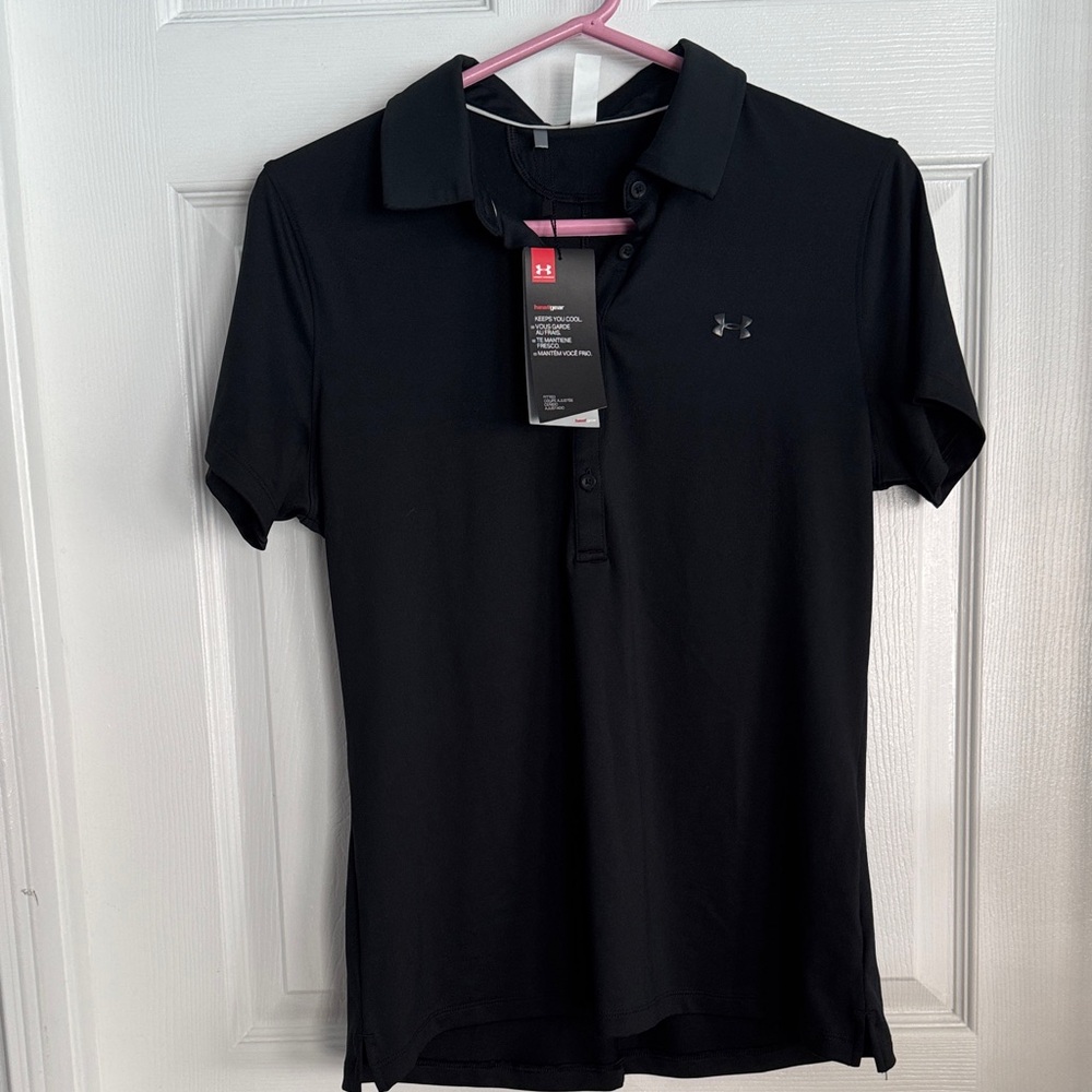 Under Armour Classic Black Polo